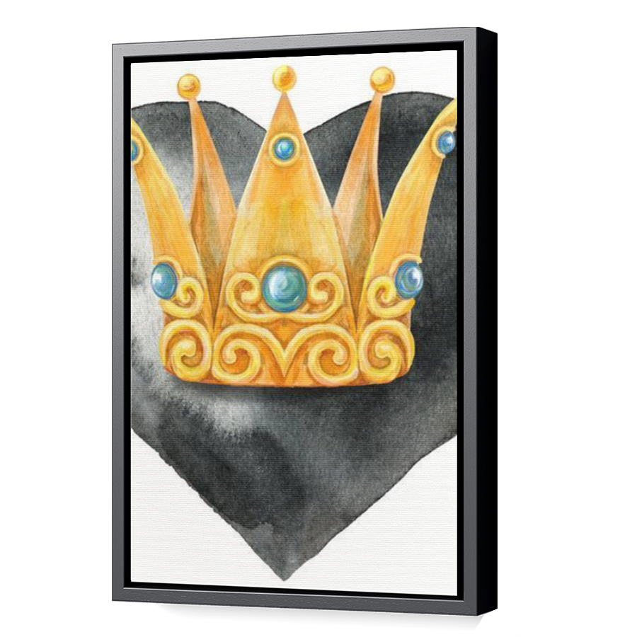 Thumbnail for Canvas - Black Floating Frame