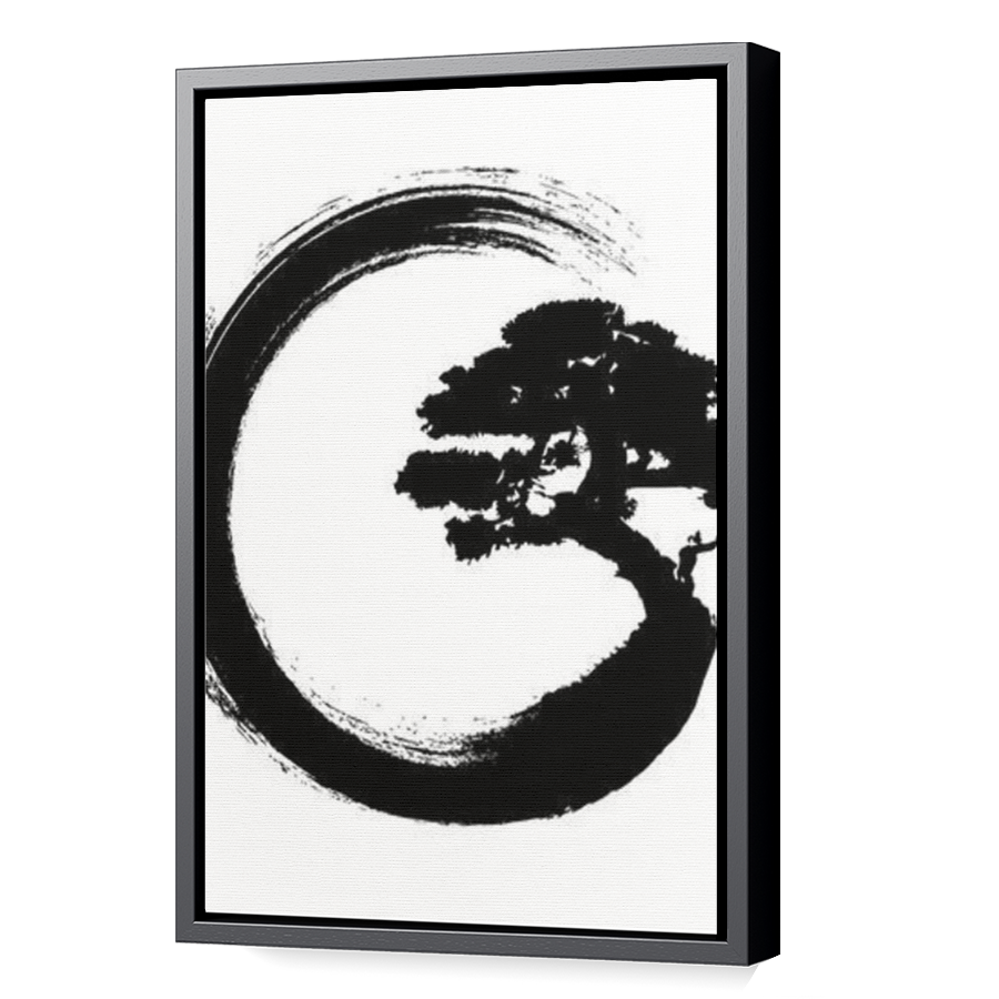 Thumbnail for Canvas - Black Floating Frame