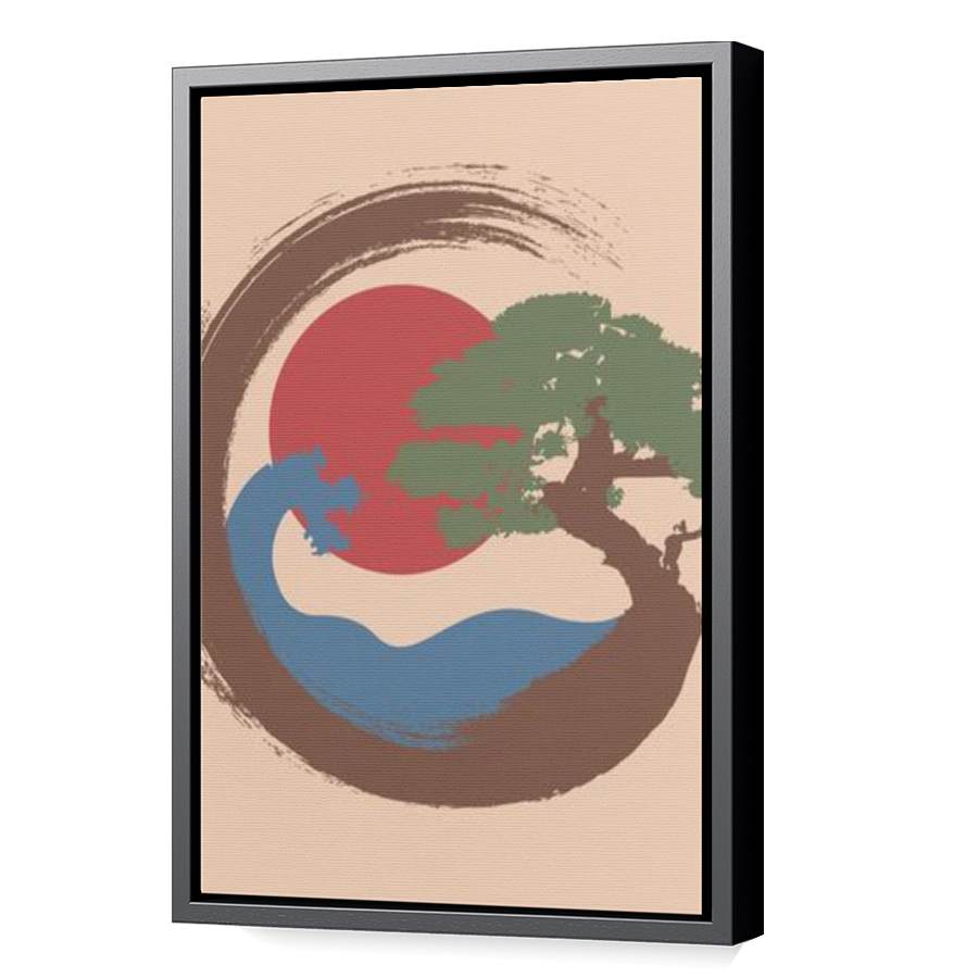 Thumbnail for Canvas - Black Floating Frame