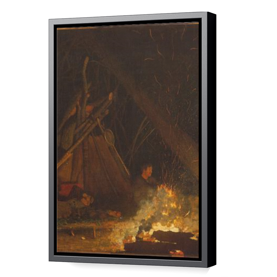 Thumbnail for Canvas - Black Floating Frame