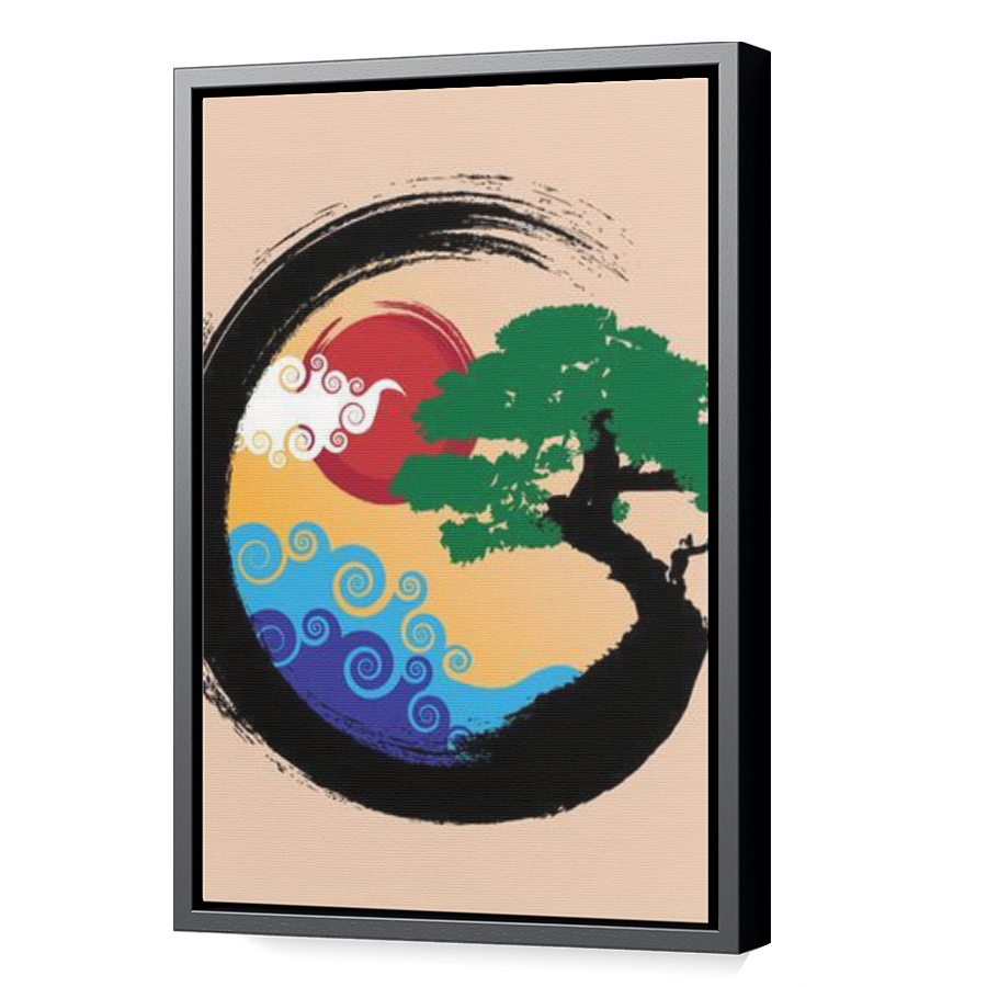 Thumbnail for Canvas - Black Floating Frame