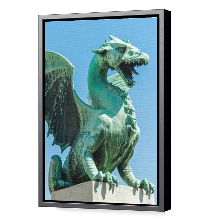 Thumbnail for Canvas - Black Floating Frame