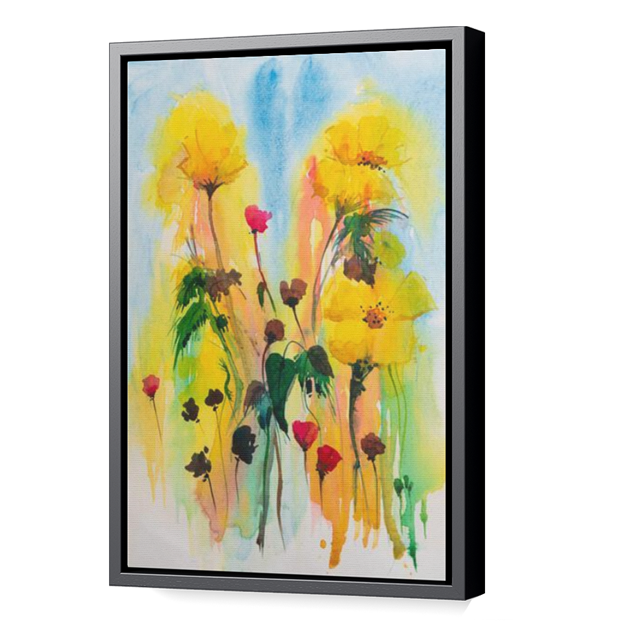 Thumbnail for Canvas - Black Floating Frame