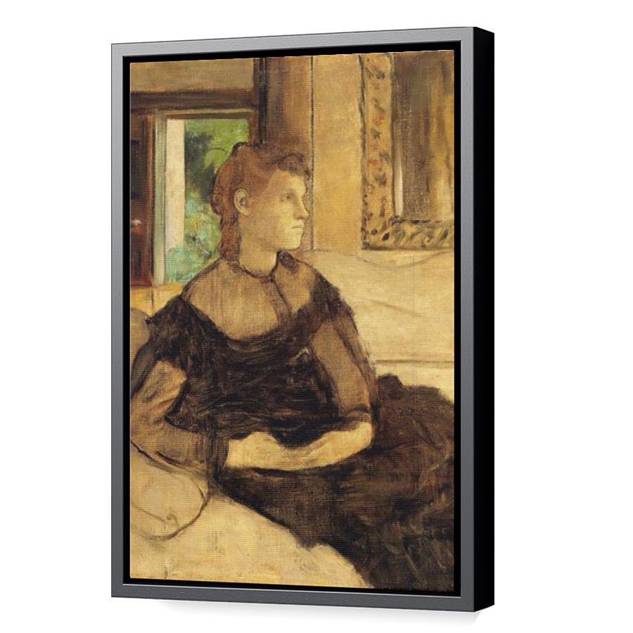 Thumbnail for Canvas - Black Floating Frame