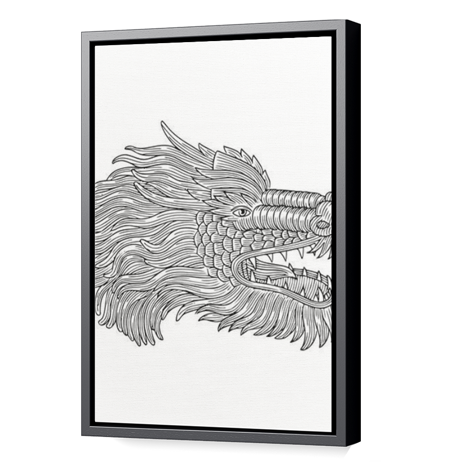 Thumbnail for Canvas - Black Floating Frame