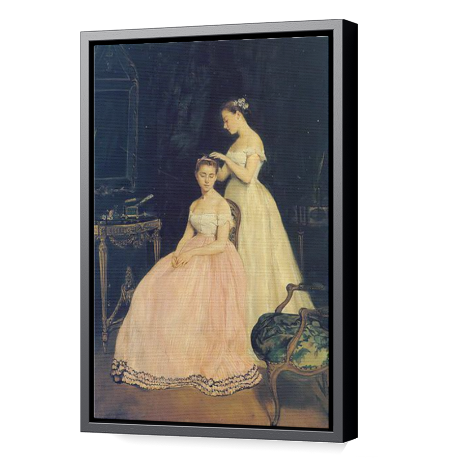 Thumbnail for Canvas - Black Floating Frame