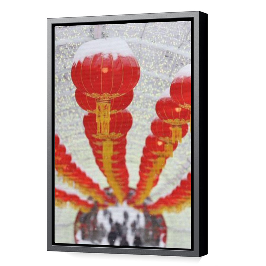 Thumbnail for Canvas - Black Floating Frame
