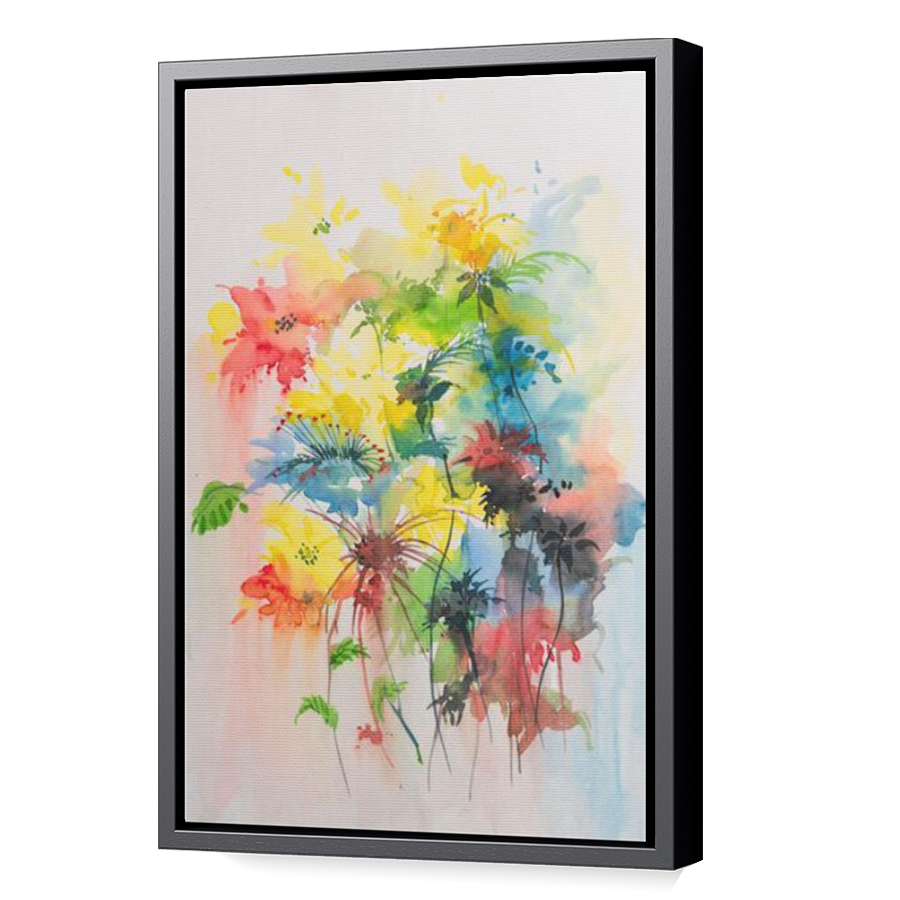 Thumbnail for Canvas - Black Floating Frame