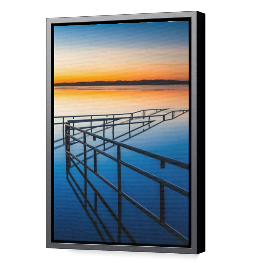 Thumbnail for Canvas - Black Floating Frame