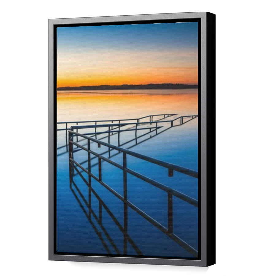 Thumbnail for Canvas - Black Floating Frame