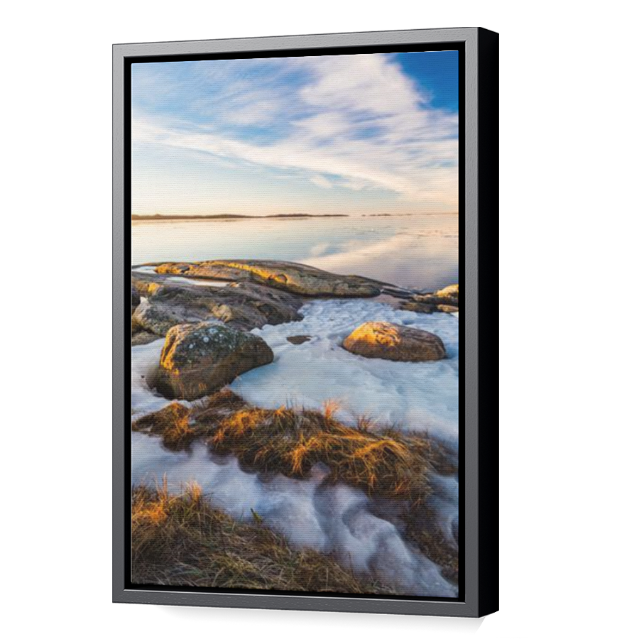 Thumbnail for Canvas - Black Floating Frame