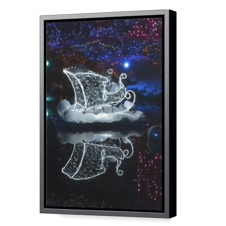 Thumbnail for Canvas - Black Floating Frame