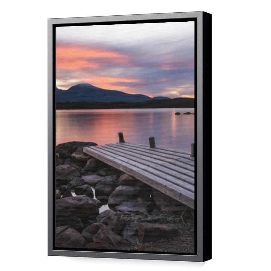 Thumbnail for Canvas - Black Floating Frame
