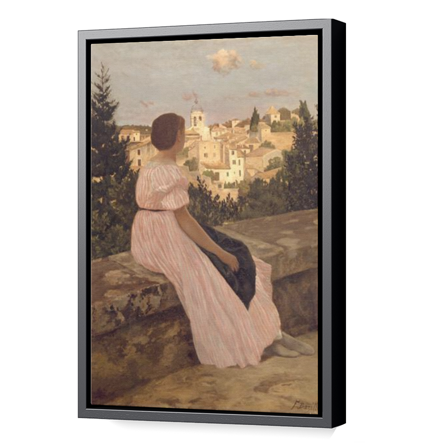 Thumbnail for Canvas - Black Floating Frame