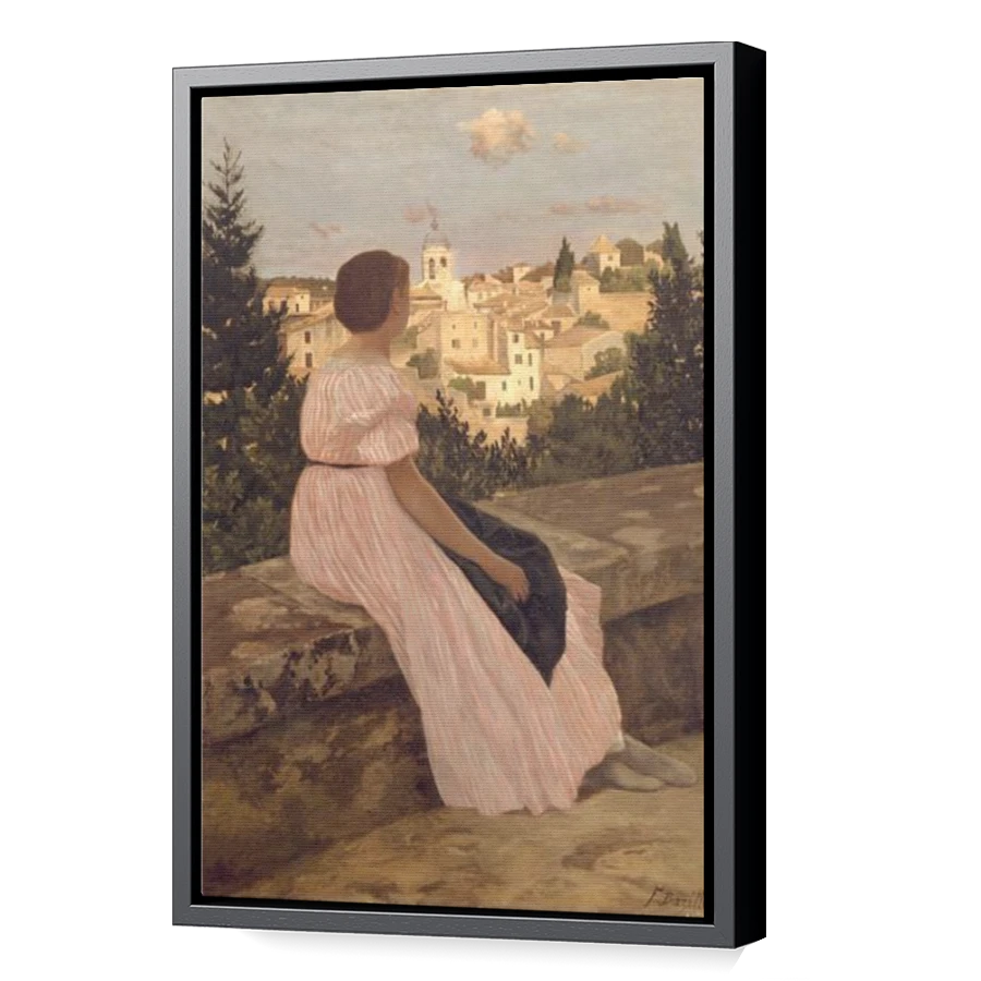 Thumbnail for Canvas - Black Floating Frame