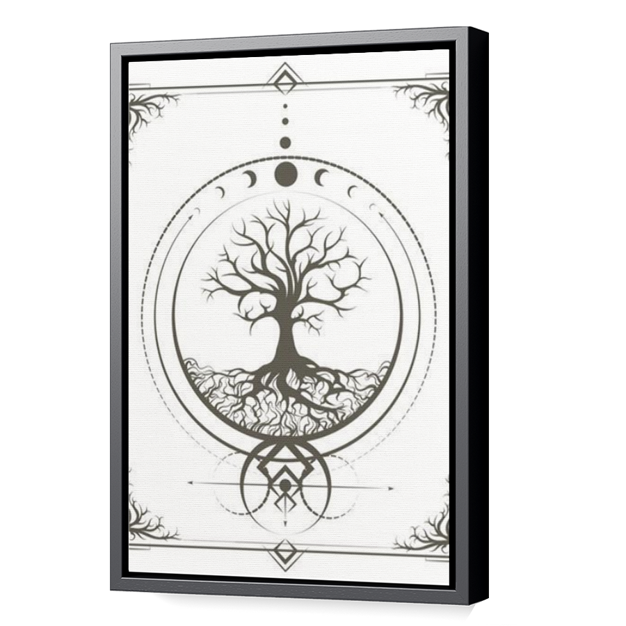 Thumbnail for Canvas - Black Floating Frame