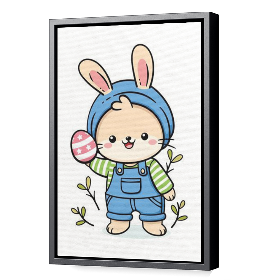 Thumbnail for Canvas - Black Floating Frame