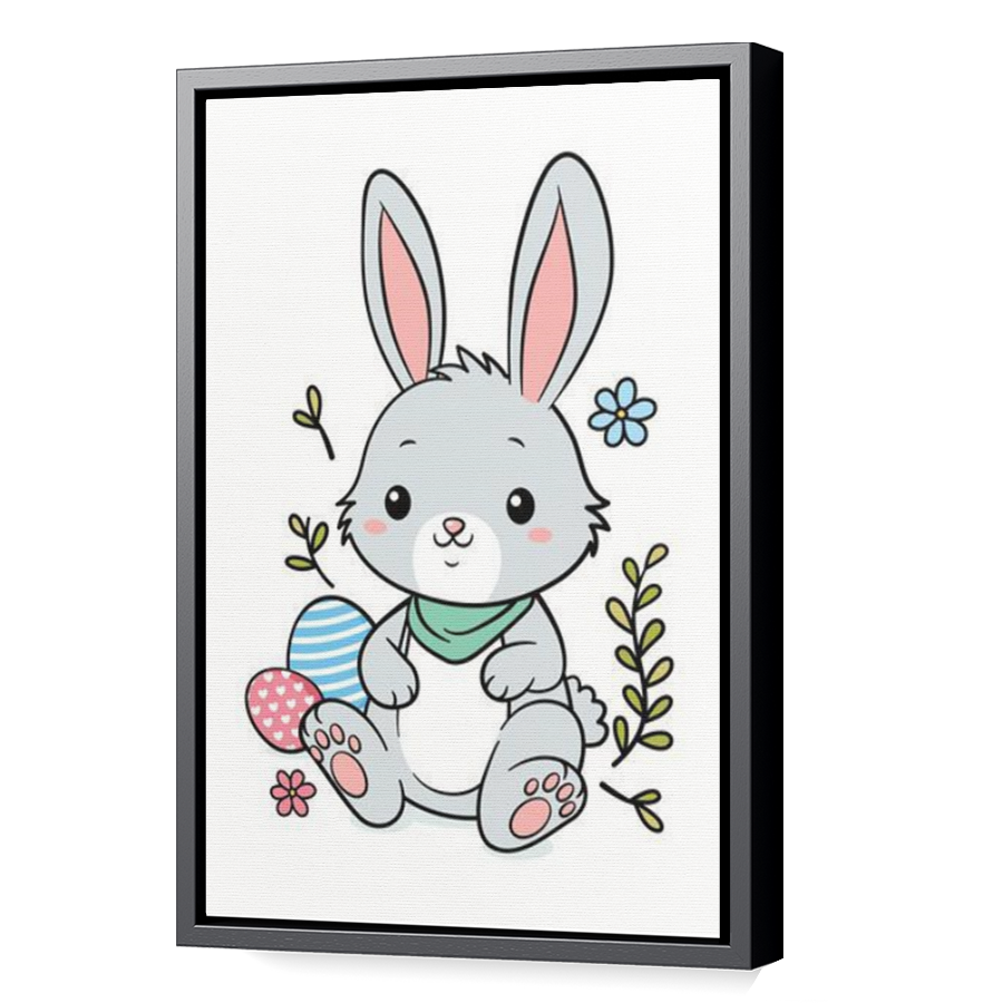 Thumbnail for Canvas - Black Floating Frame