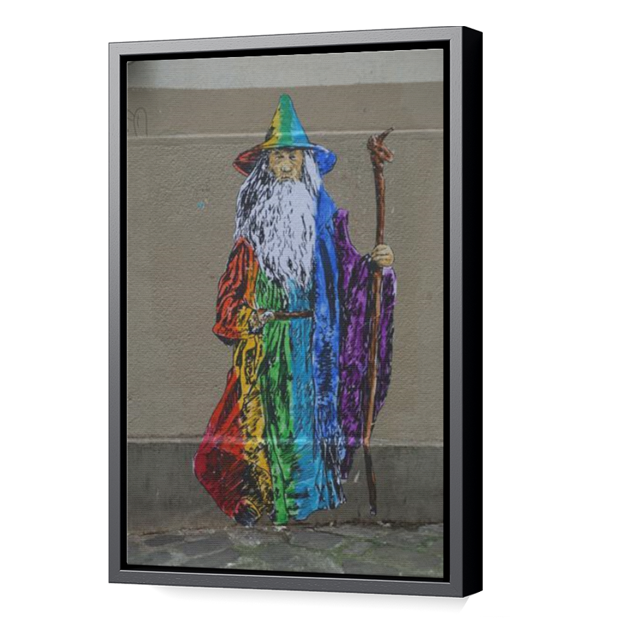 Thumbnail for Canvas - Black Floating Frame