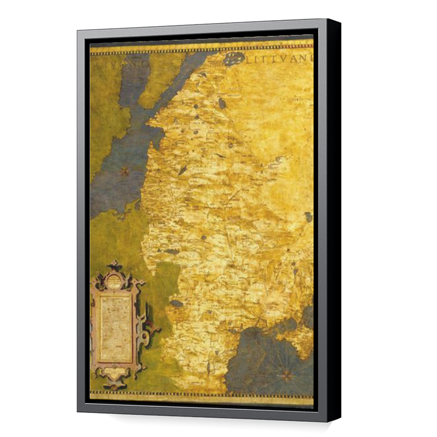 Thumbnail for Canvas - Black Floating Frame