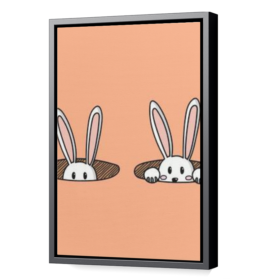 Thumbnail for Canvas - Black Floating Frame