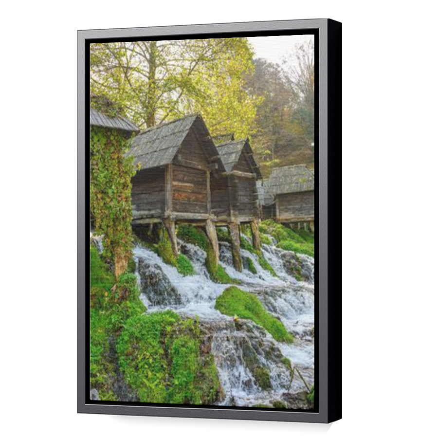 Thumbnail for Canvas - Black Floating Frame