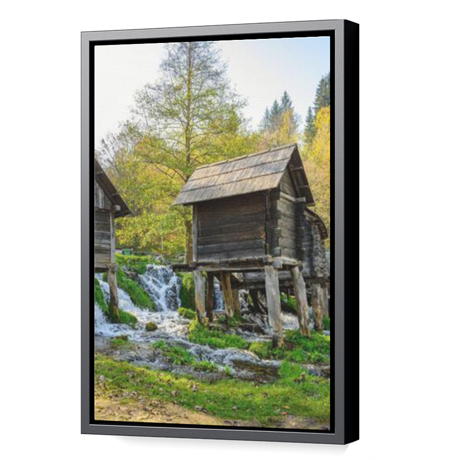 Thumbnail for Canvas - Black Floating Frame