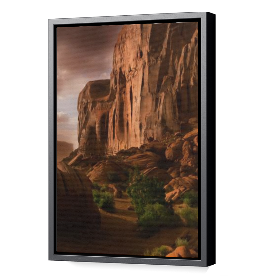 Thumbnail for Canvas - Black Floating Frame