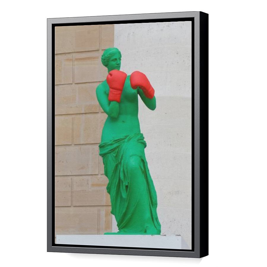 Thumbnail for Canvas - Black Floating Frame