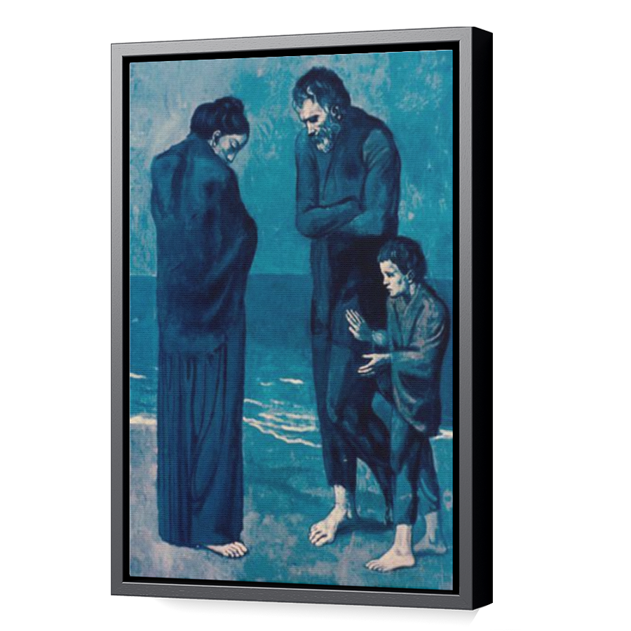 Thumbnail for Canvas - Black Floating Frame