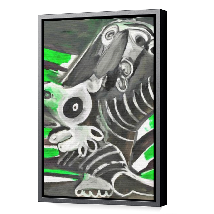 Thumbnail for Canvas - Black Floating Frame