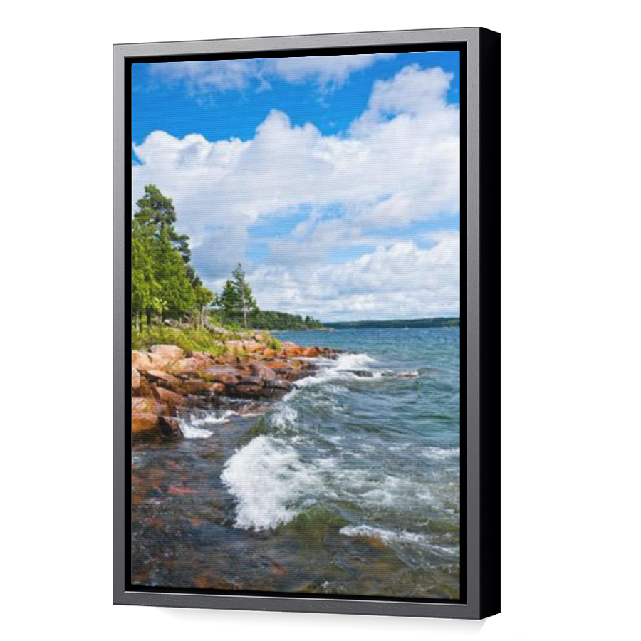 Thumbnail for Canvas - Black Floating Frame