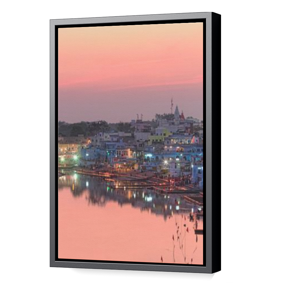 Thumbnail for Canvas - Black Floating Frame
