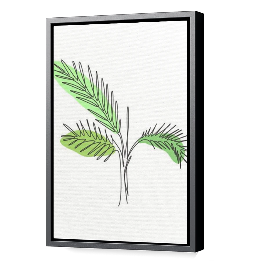 Thumbnail for Canvas - Black Floating Frame