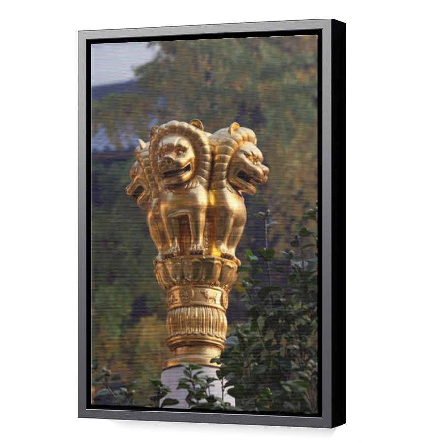 Thumbnail for Canvas - Black Floating Frame