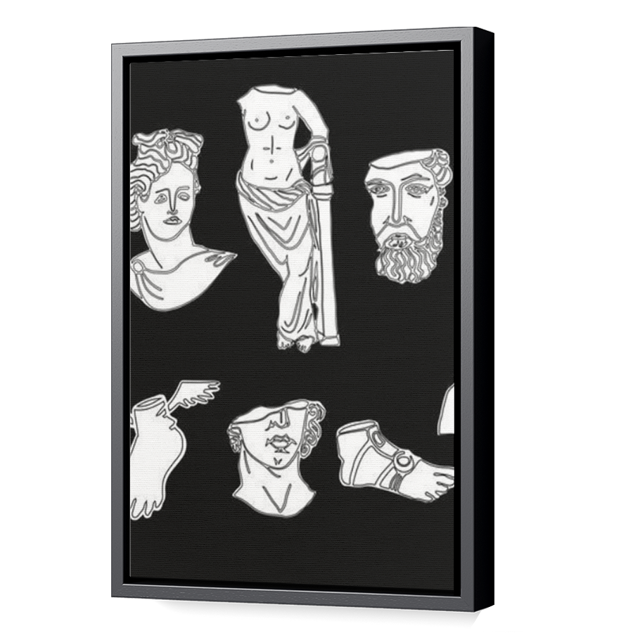 Thumbnail for Canvas - Black Floating Frame