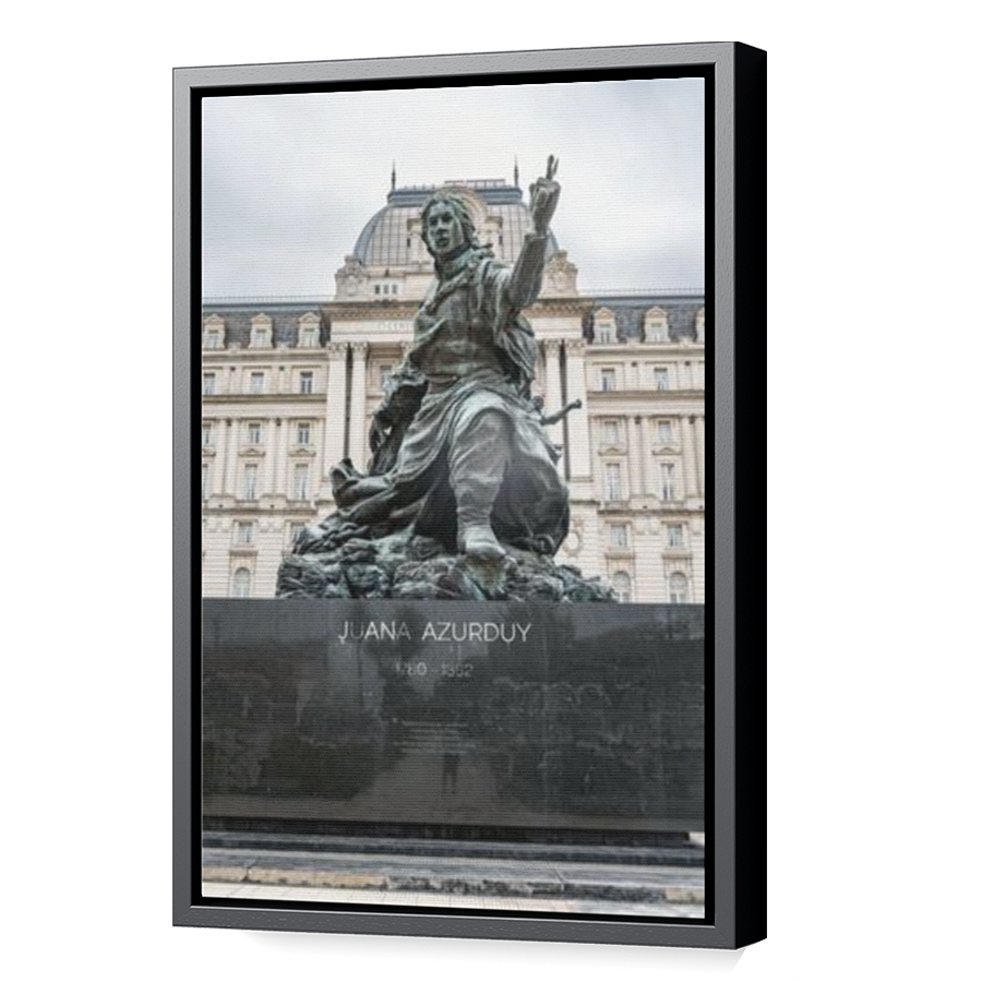 Thumbnail for Canvas - Black Floating Frame