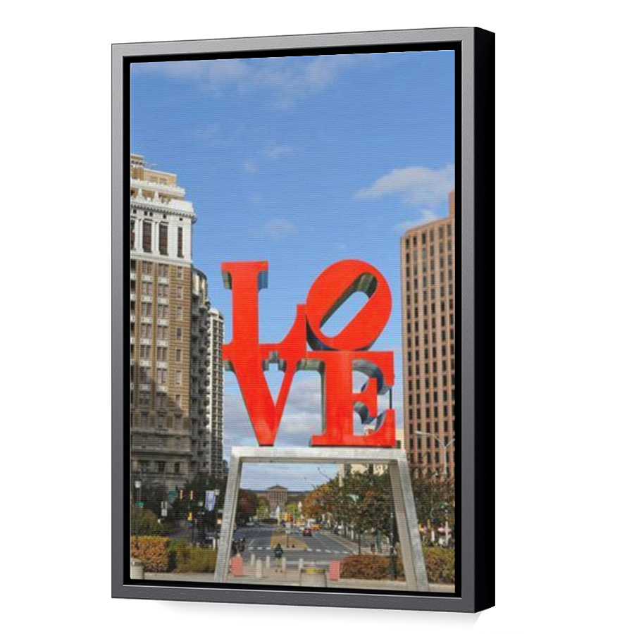 Thumbnail for Canvas - Black Floating Frame