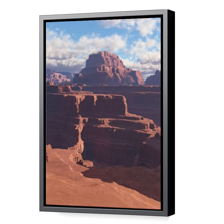Thumbnail for Canvas - Black Floating Frame