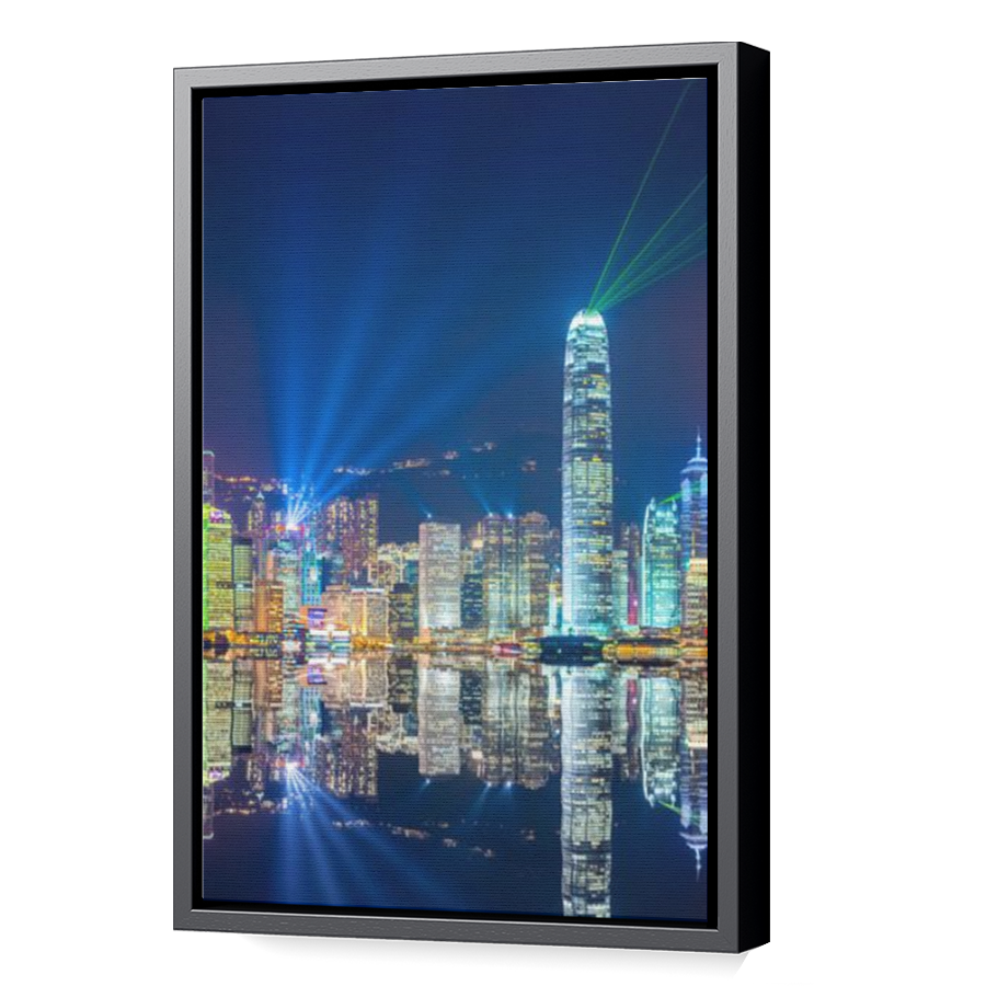 Thumbnail for Canvas - Black Floating Frame