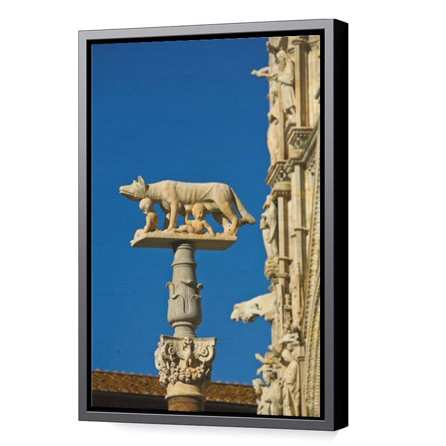 Thumbnail for Canvas - Black Floating Frame