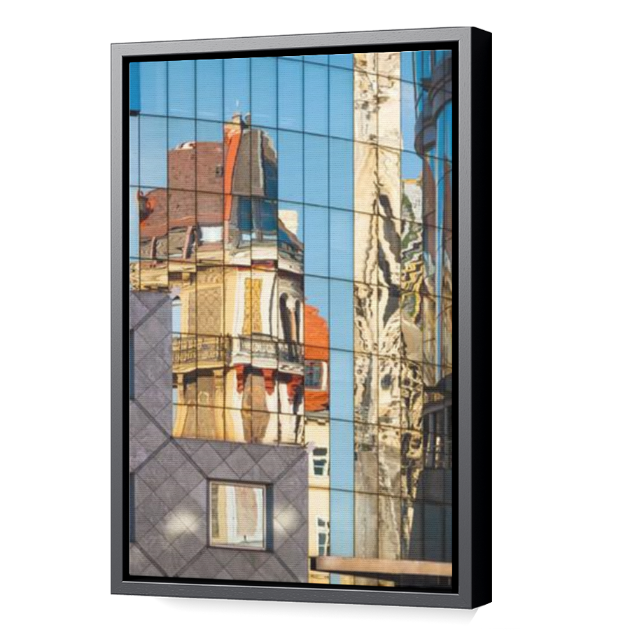 Thumbnail for Canvas - Black Floating Frame