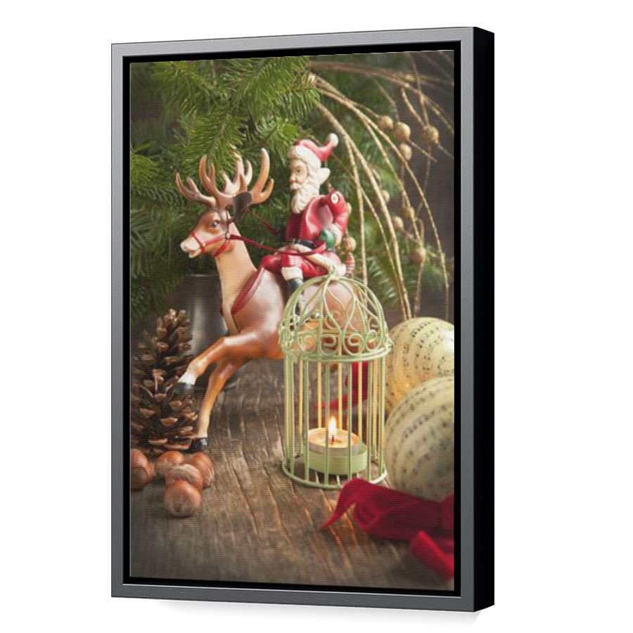 Thumbnail for Canvas - Black Floating Frame