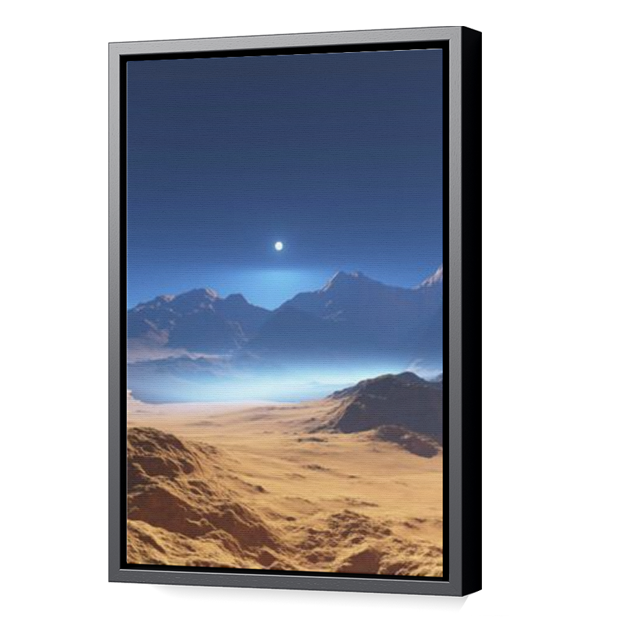 Thumbnail for Canvas - Black Floating Frame
