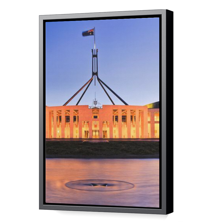 Thumbnail for Canvas - Black Floating Frame