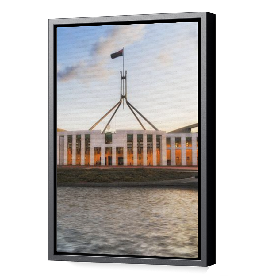 Thumbnail for Canvas - Black Floating Frame