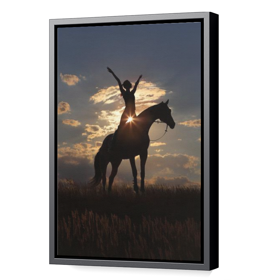 Thumbnail for Canvas - Black Floating Frame