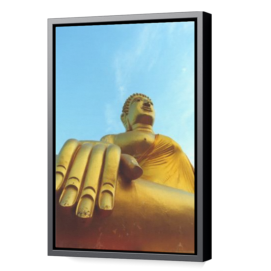 Thumbnail for Canvas - Black Floating Frame