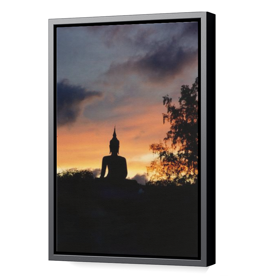 Thumbnail for Canvas - Black Floating Frame