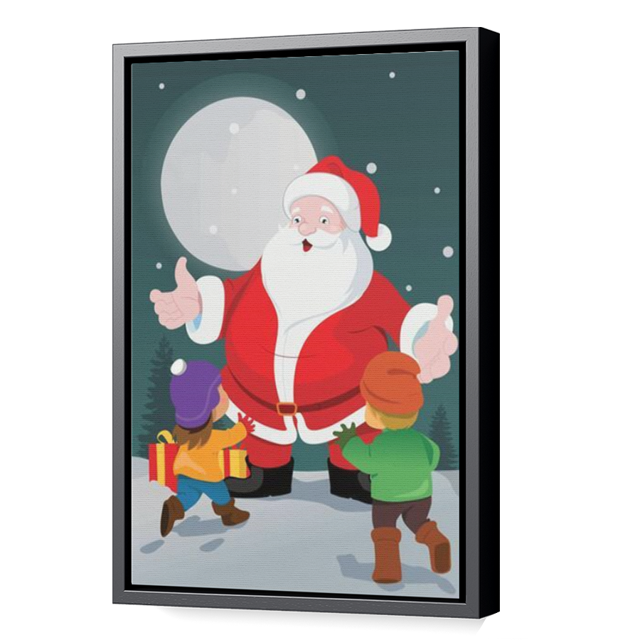 Thumbnail for Canvas - Black Floating Frame
